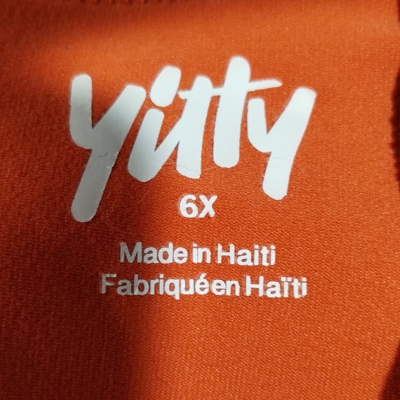 Yitty Major Label Shaping High Waist Logo Legging Orange Women's Size 6X - Picture 4 of 4